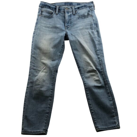 Lucky Brand Women's Jeans Size 28x24 Measured Classic Blue Denim - Picture 1 of 14